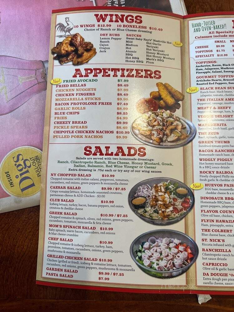 Paisano's Pizza Grill - Charleston, SC menu_pic