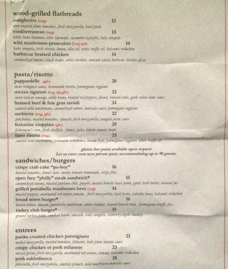 Due - Ridgewood, NJ menu_pic