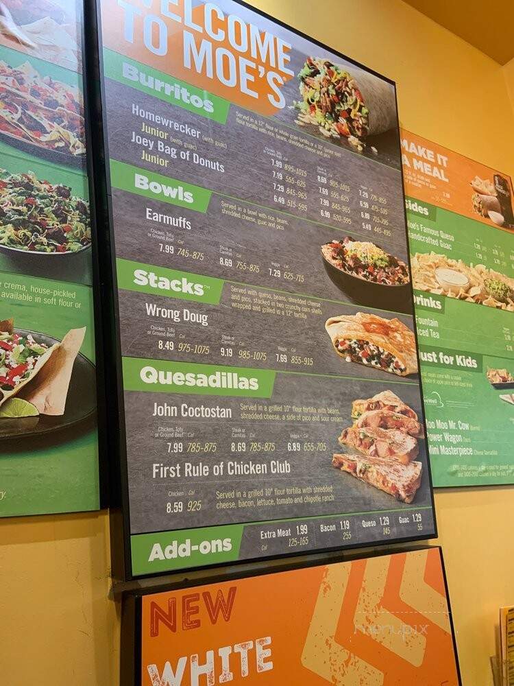Moe's Southwest Grill Southside - Birmingham, AL menu_pic