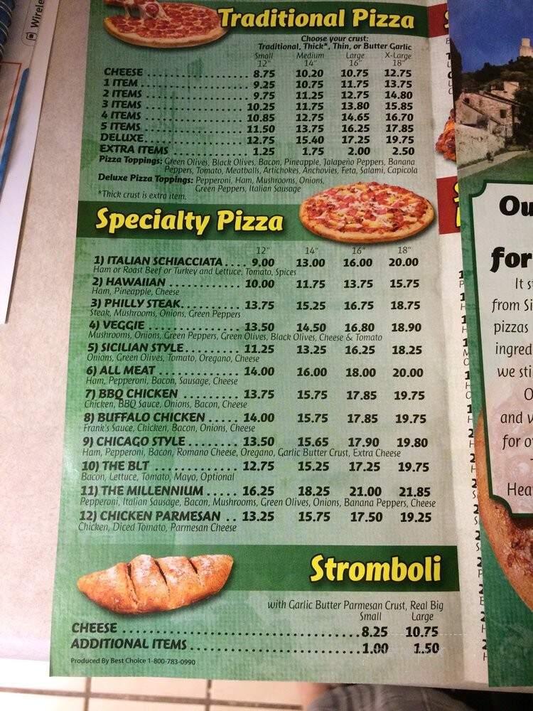 Carlos Pizza - Grand Rapids, MI menu_pic