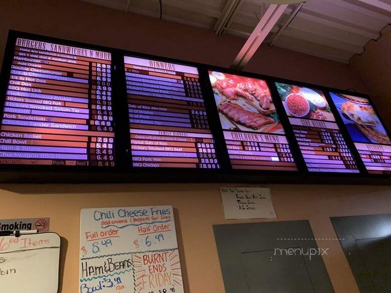 Chuck Wagon Burgers and Barbeque - Springfield, MO menu_pic