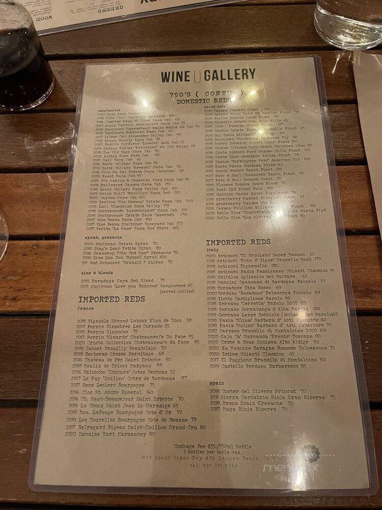 Wine Gallery - Laguna Beach, CA