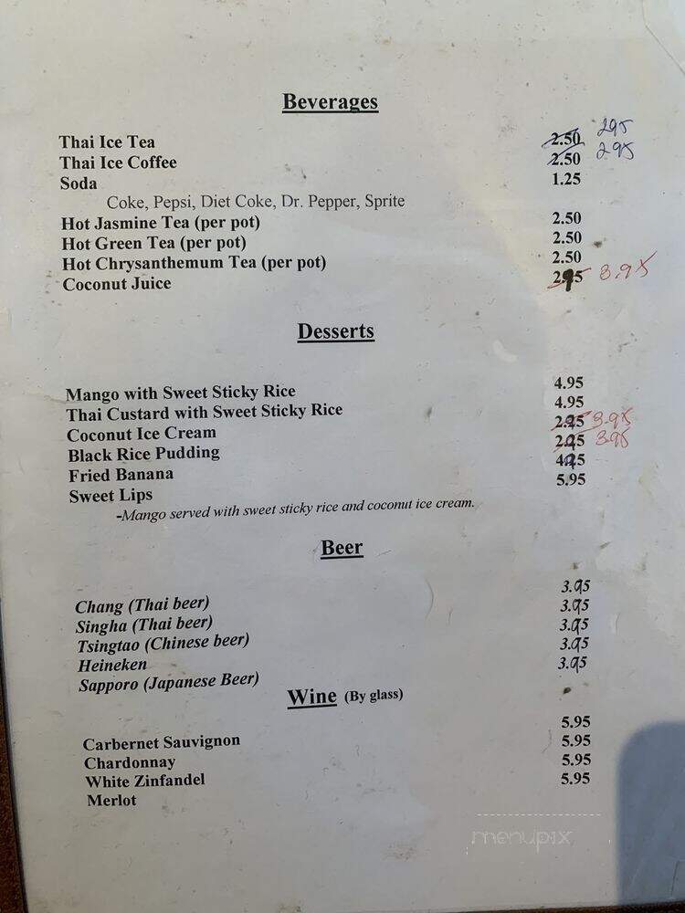 J's Noodles & New Thai - Denver, CO menu_pic