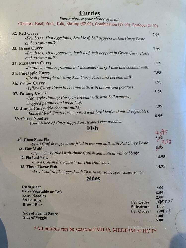 J's Noodles & New Thai - Denver, CO menu_pic