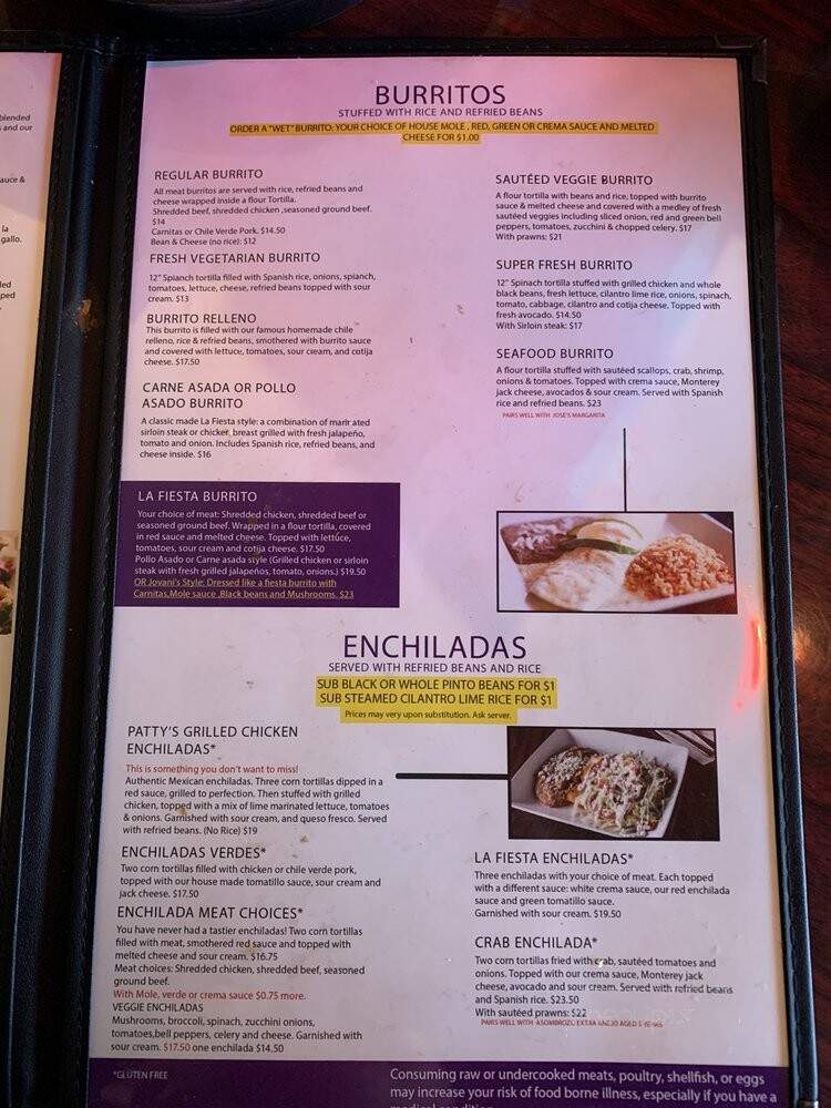 LaFiesta Mexican Kitchen - West Linn, OR menu_pic