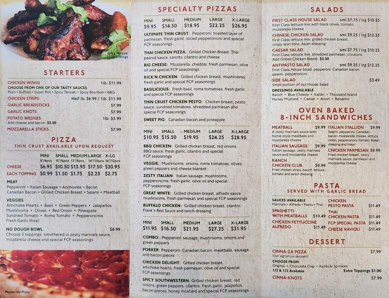 First Class Pizza - Fountain Valley, CA