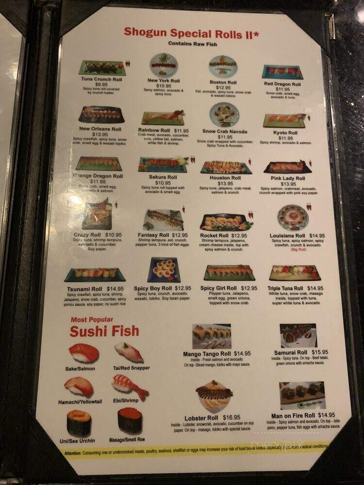 Shogun Japanese Grill & Sushi Bar - Pflugerville, TX