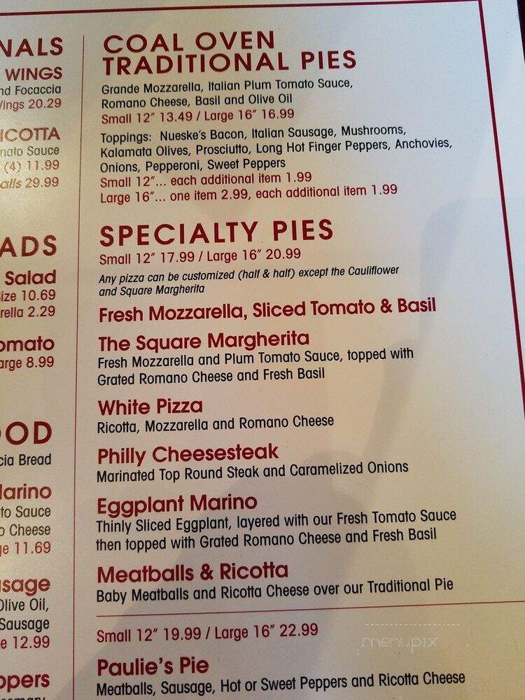 Anthony's Coal Fired Pizza - Tampa, FL menu_pic