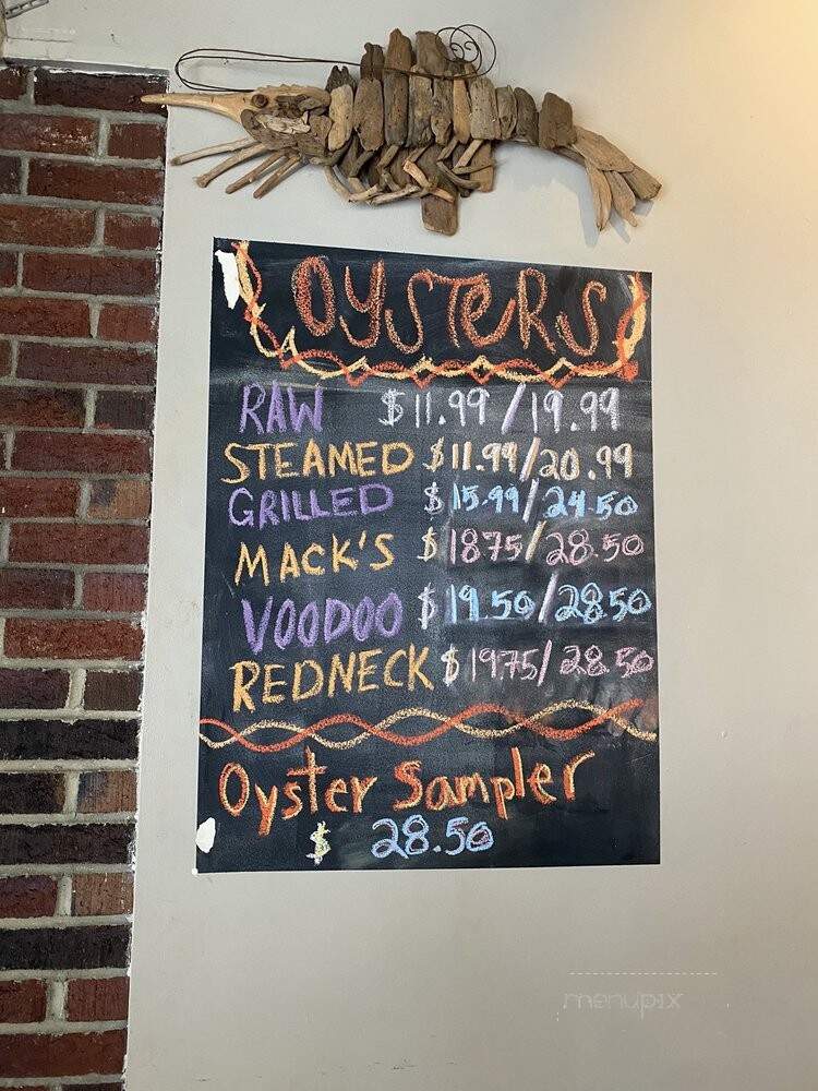Palmetto's Smokehouse & Oyster Bar - Clemson, SC menu_pic
