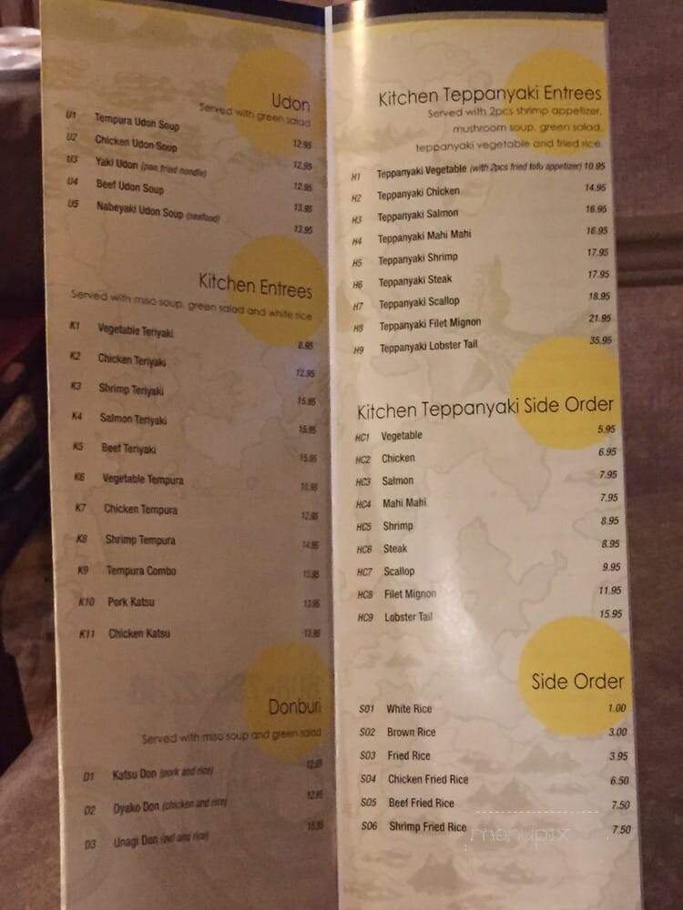 Sushi Pirate - La Crosse, WI menu_pic