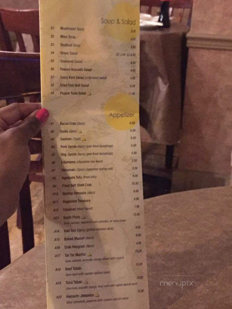Sushi Pirate - La Crosse, WI menu_pic