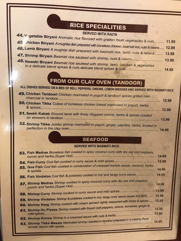 Copper Chimney - Saint Peters, MO menu_pic