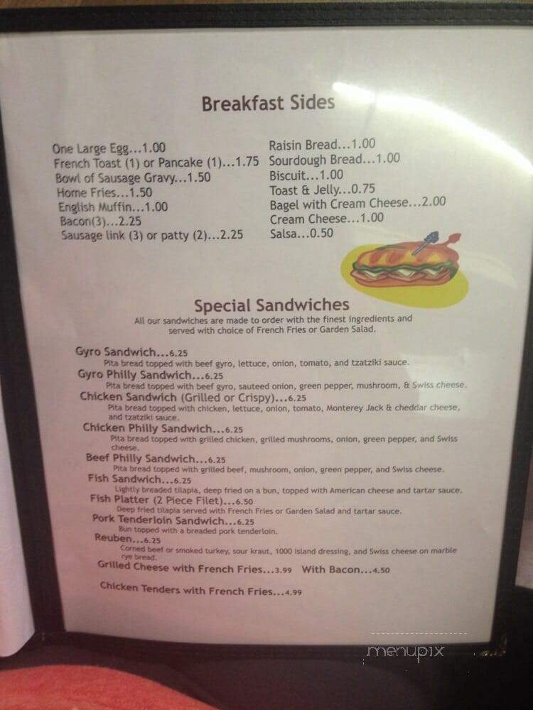 The Factory Diner - Farmington, MO menu_pic