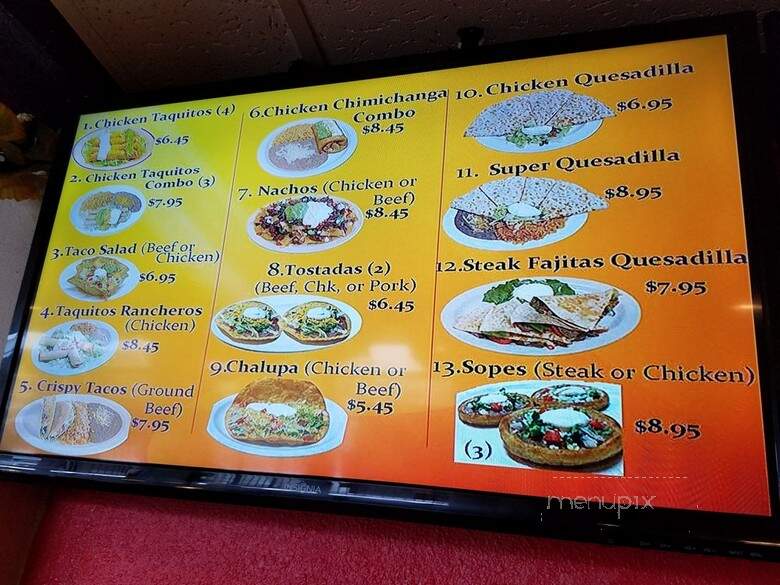 Taqueria Jacaranda - Seatac, WA menu_pic