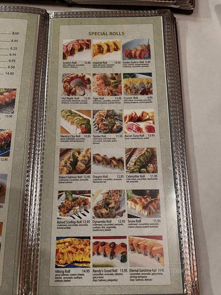 Sushi Ni - Glendora, CA menu_pic