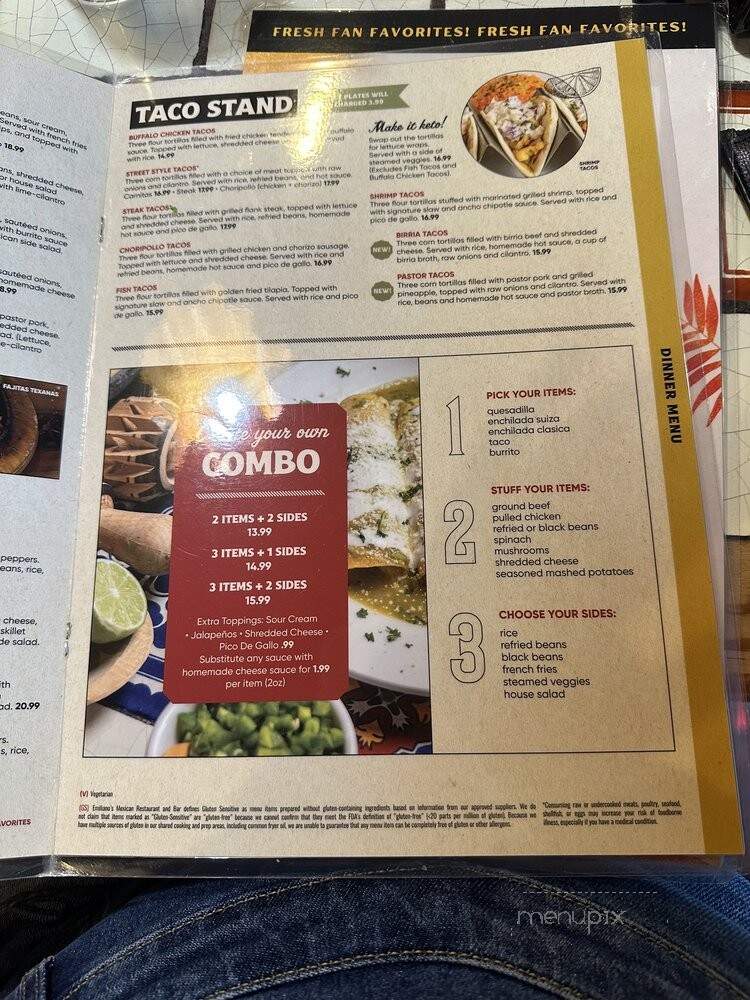 Emiliano's Cranberry - Cranberry Township, PA menu_pic