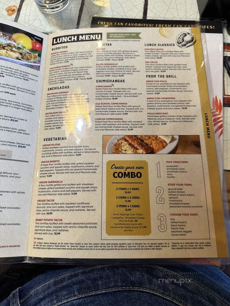 Emiliano's Cranberry - Cranberry Township, PA menu_pic