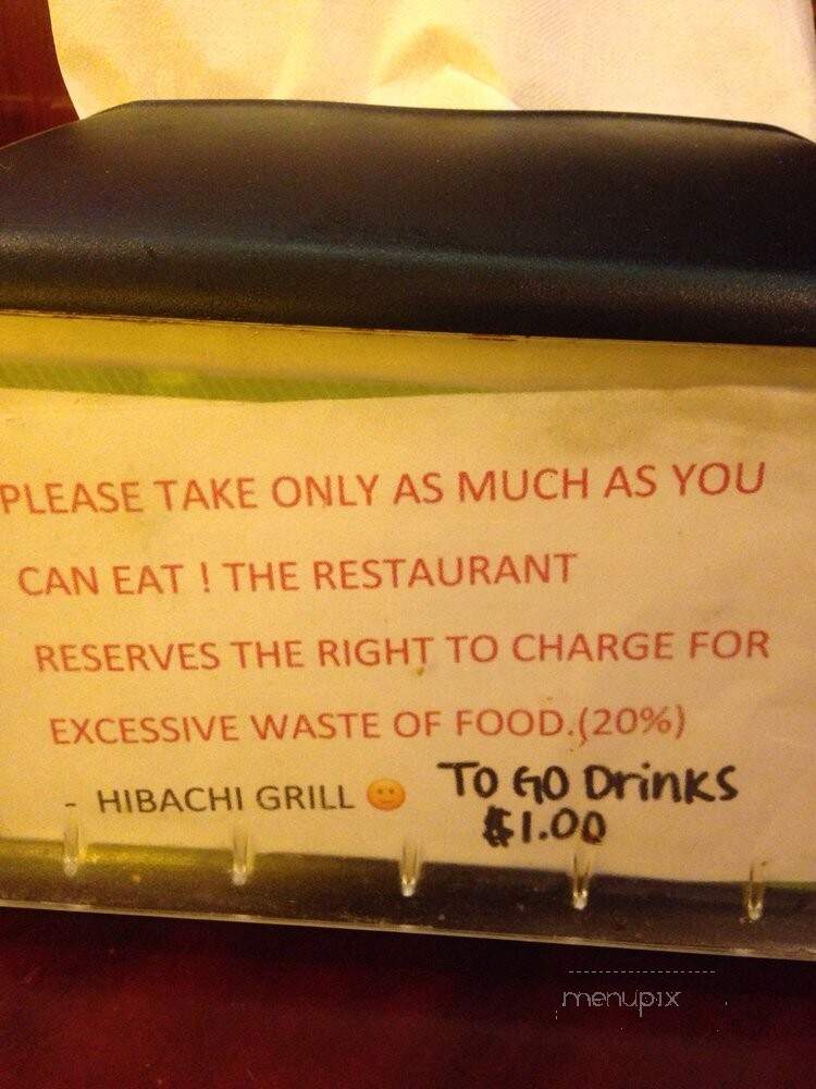 Hibachi Grill Supreme Buffet - Athens, GA menu_pic