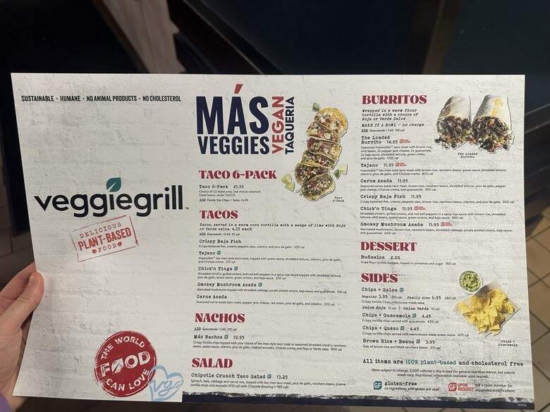 The Veggie Grill - Santa Monica, CA menu_pic