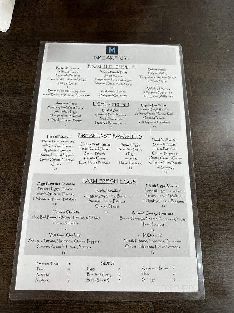 M Restaurant by Zest Catering & Events - Avalon, CA menu_pic