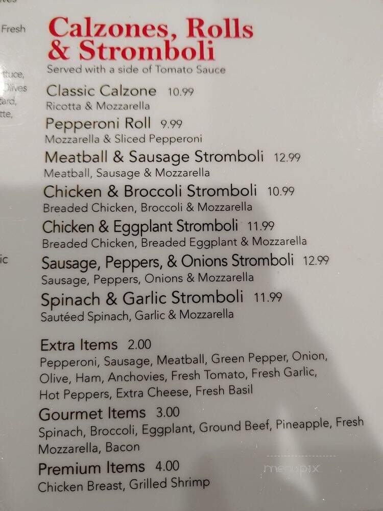 Del Vecchio's Pizzeria & Italian Restaurant - Davie, FL menu_pic