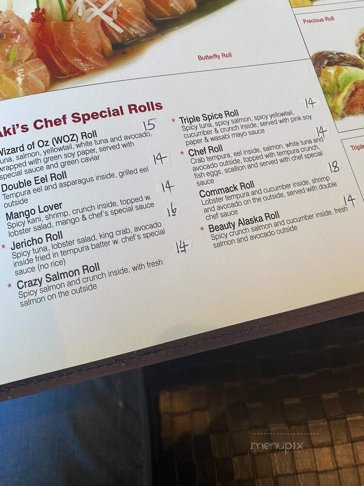 Aki Japanese Cuisine - East Northport, NY menu_pic