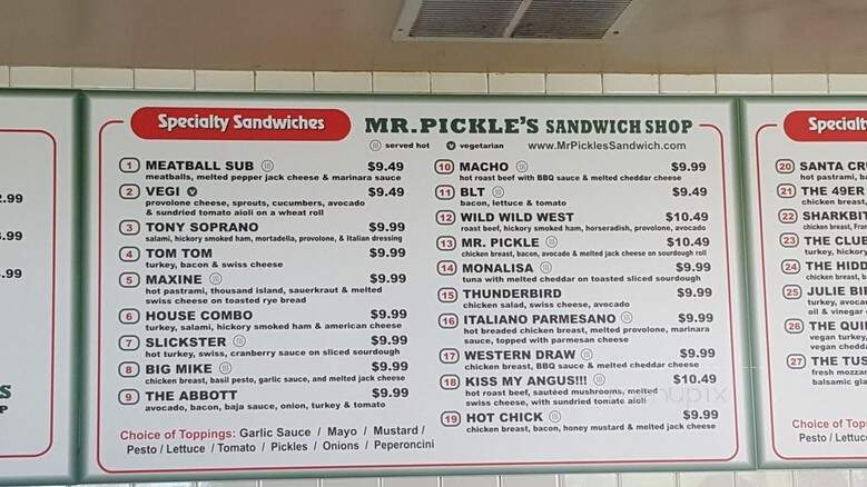 Mr. Pickle's Sandwich Shop - Campbell, CA