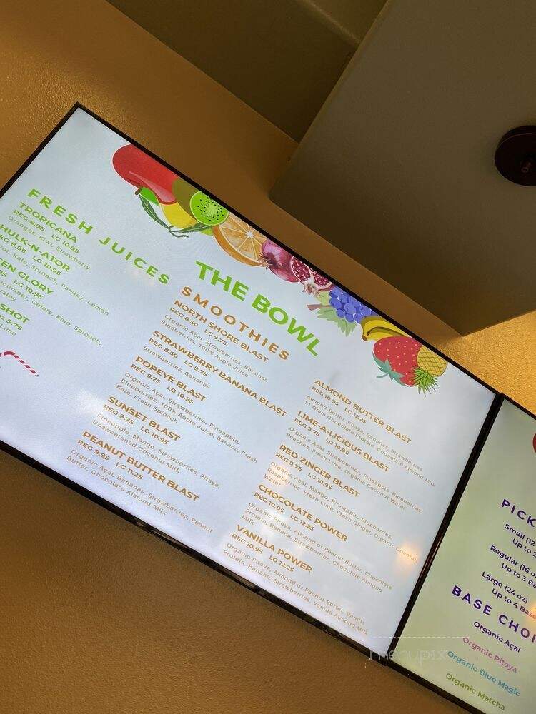 Bowl Of Heaven - La Verne, CA menu_pic