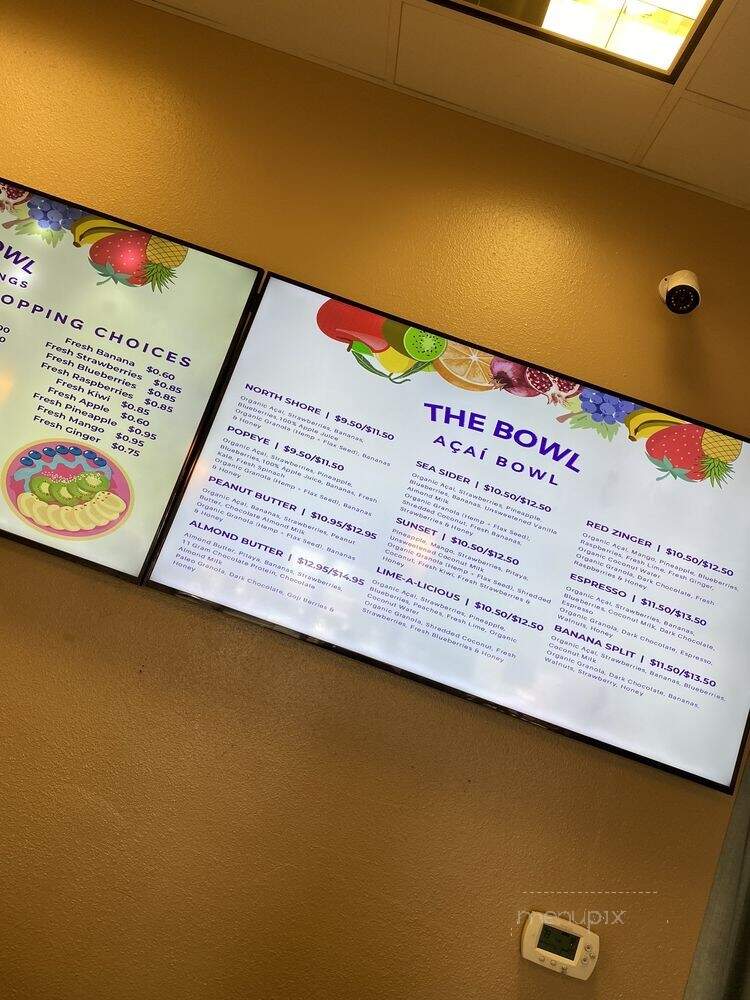 Bowl Of Heaven - La Verne, CA menu_pic