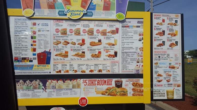 Sonic - Hebron, KY menu_pic