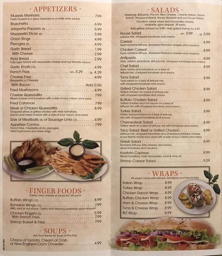 Finazzo's Pizza - Lancaster, PA menu_pic