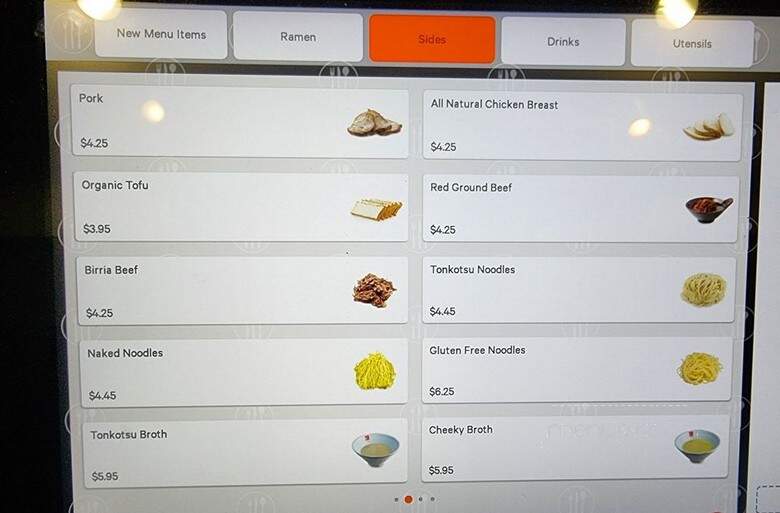 Tatsu Ramen - Los Angeles, CA menu_pic