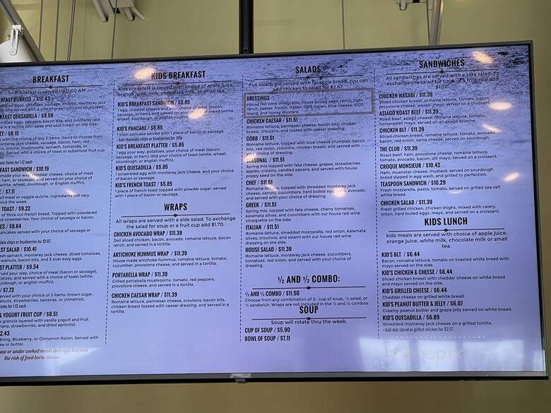 Teaspoons Cafe - Edwardsville, IL menu_pic