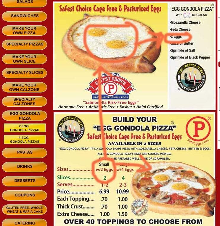 Big Mama's & Papa's Pizzeria - Los Angeles, CA menu_pic