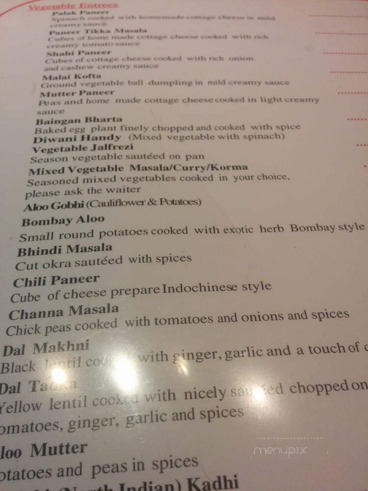 Moon Indian Cuisine - Atlanta, GA menu_pic
