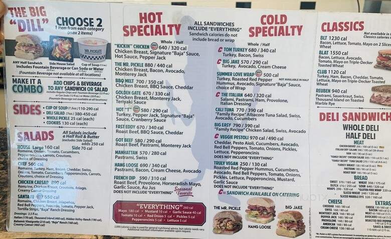 Mr. Pickles Sandwich Shop - Rocklin, CA menu_pic