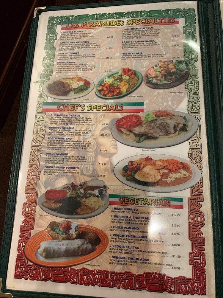 Dos Amigos - Milford, OH menu_pic