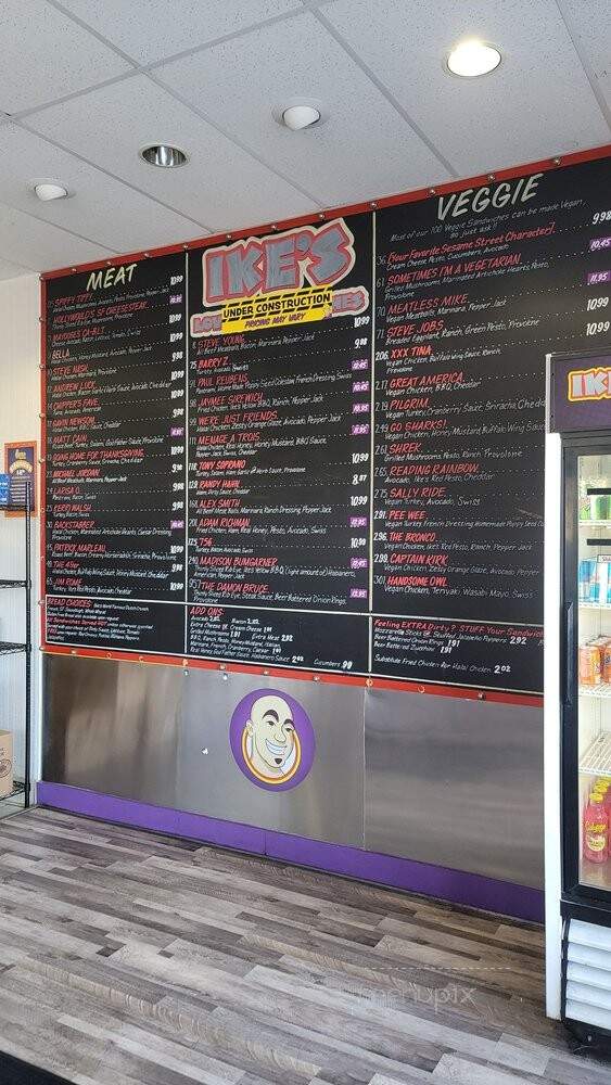 Ike's Lair - Santa Clara, CA menu_pic