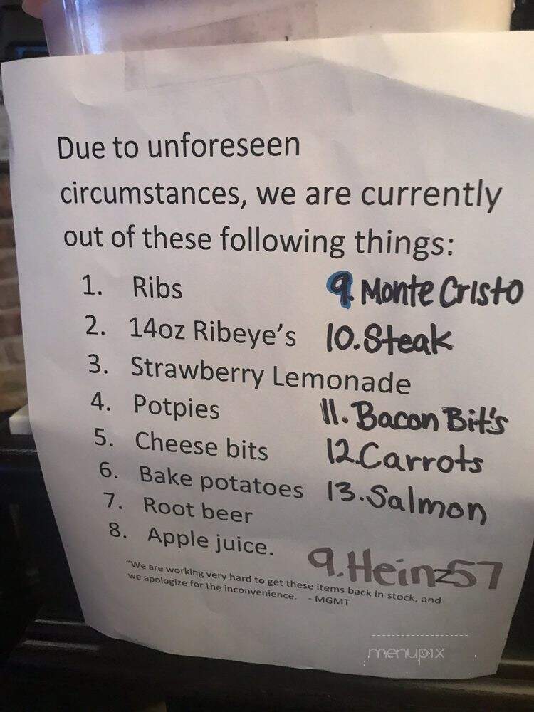 Cheddars Casual Cafe Inc. - Fayetteville, NC menu_pic