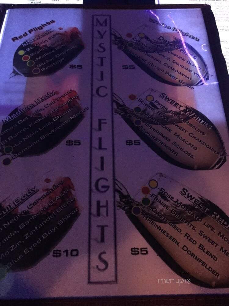 Mystic Grape Wine Bar - El Paso, TX menu_pic