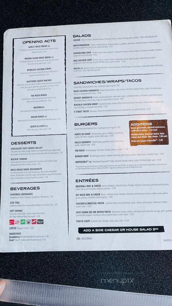 The Rock Wood Fired Pizza - Hillsboro, OR menu_pic