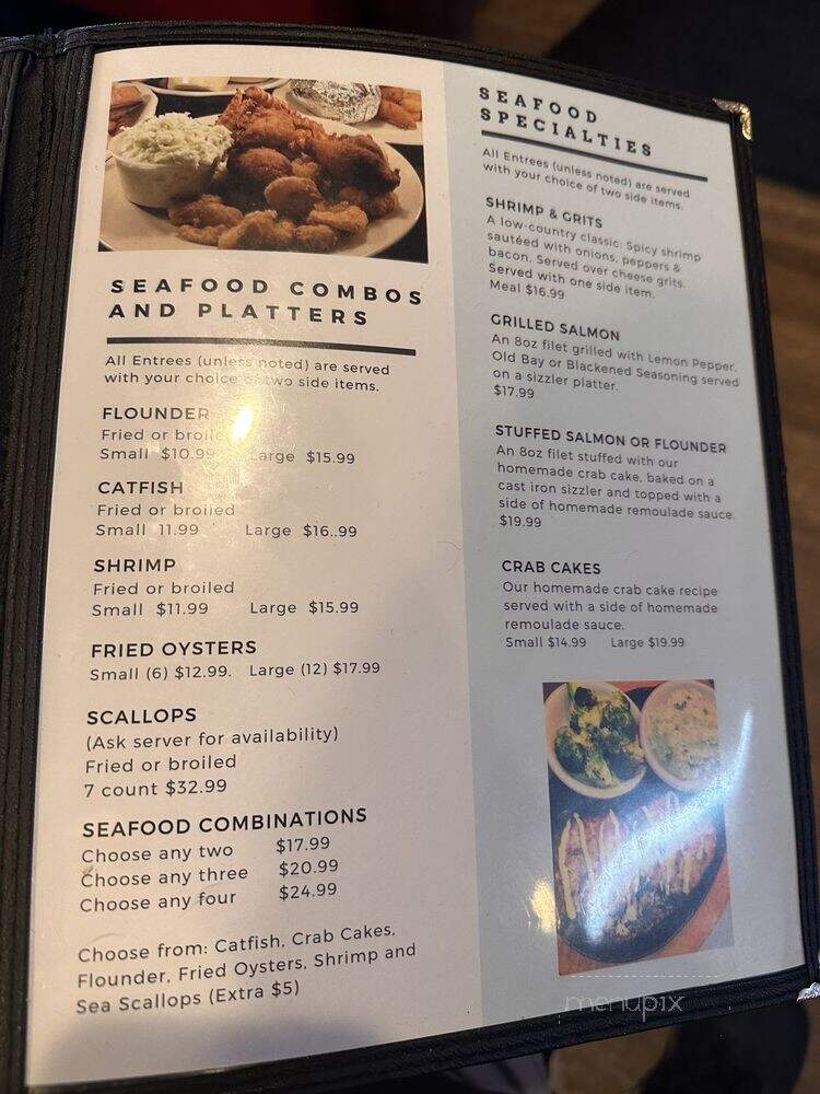 Saparis - Greenville, NC menu_pic