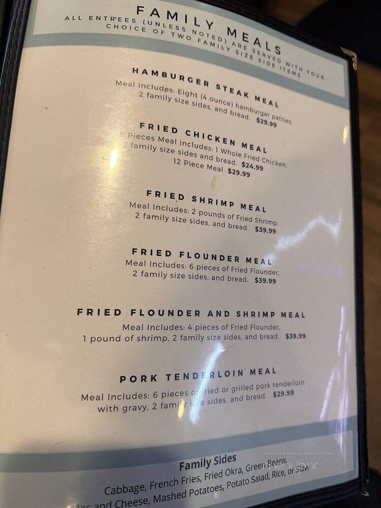Saparis - Greenville, NC menu_pic