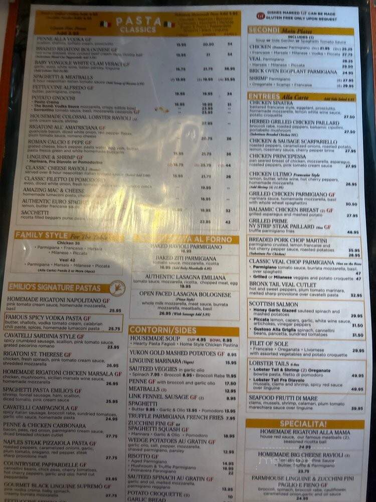 Passione - Carle Place, NY menu_pic