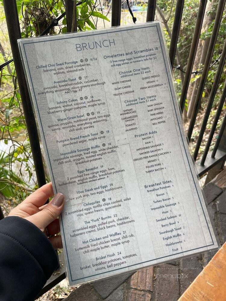 Pedalers Fork - Calabasas, CA menu_pic