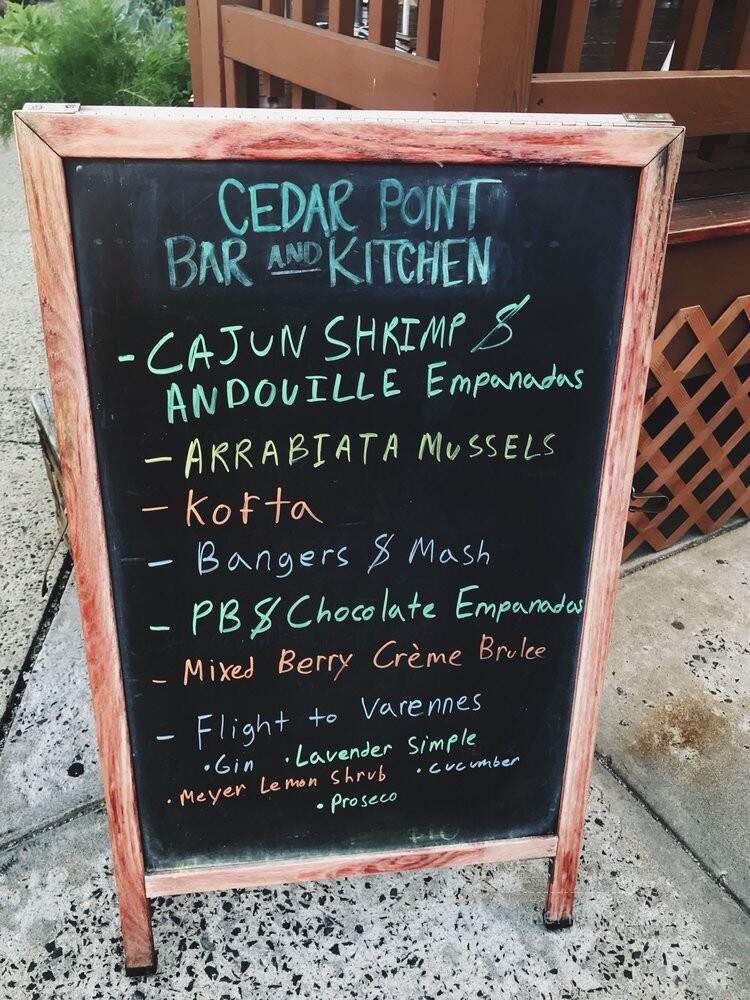 Cedar Point Bar & Kitchen - Philadelphia, PA menu_pic
