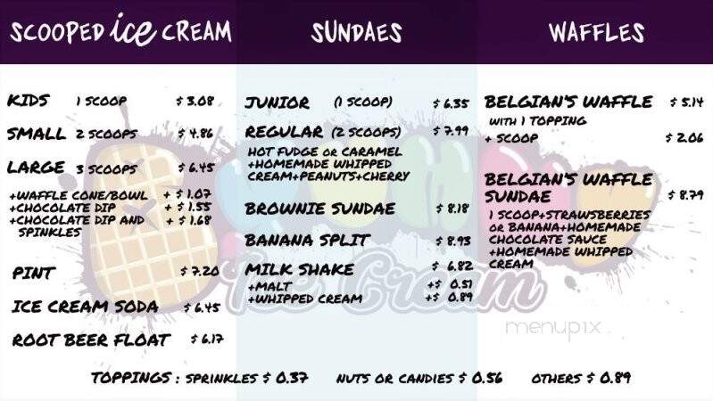 Jack & Rita's Homemade Ice Cream - Naples, FL menu_pic