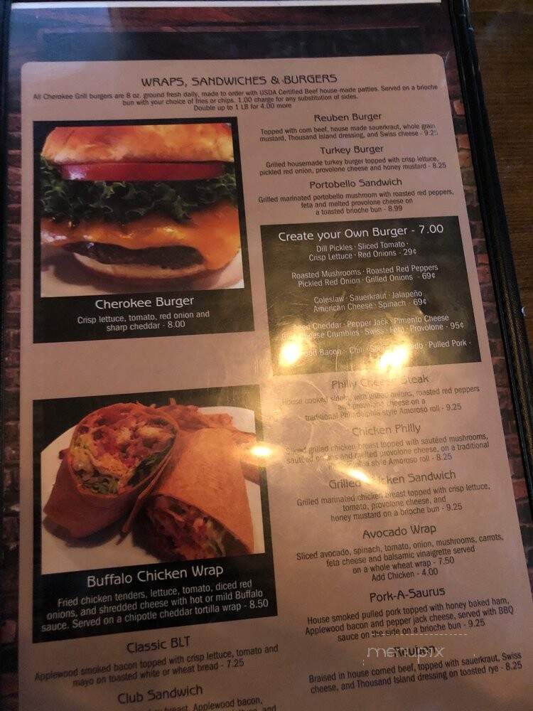 Cherokee Street Tavern - Kings Mountain, NC menu_pic
