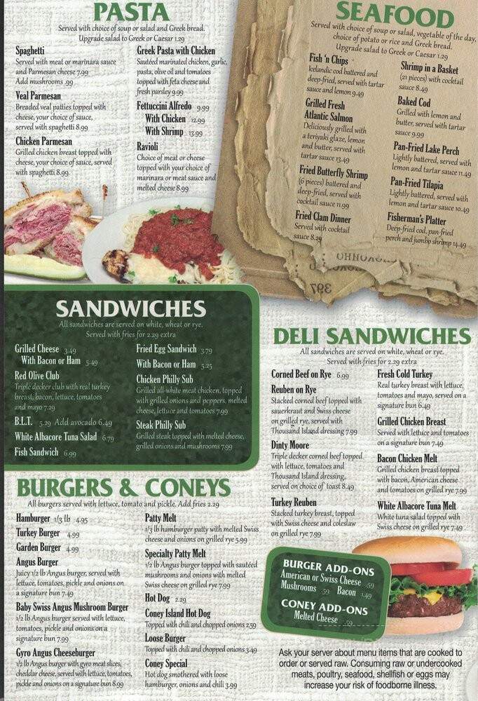 Red Olive - St Clair Shores, MI menu_pic