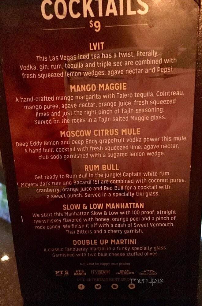 Sierra Gold - Las Vegas, NV menu_pic